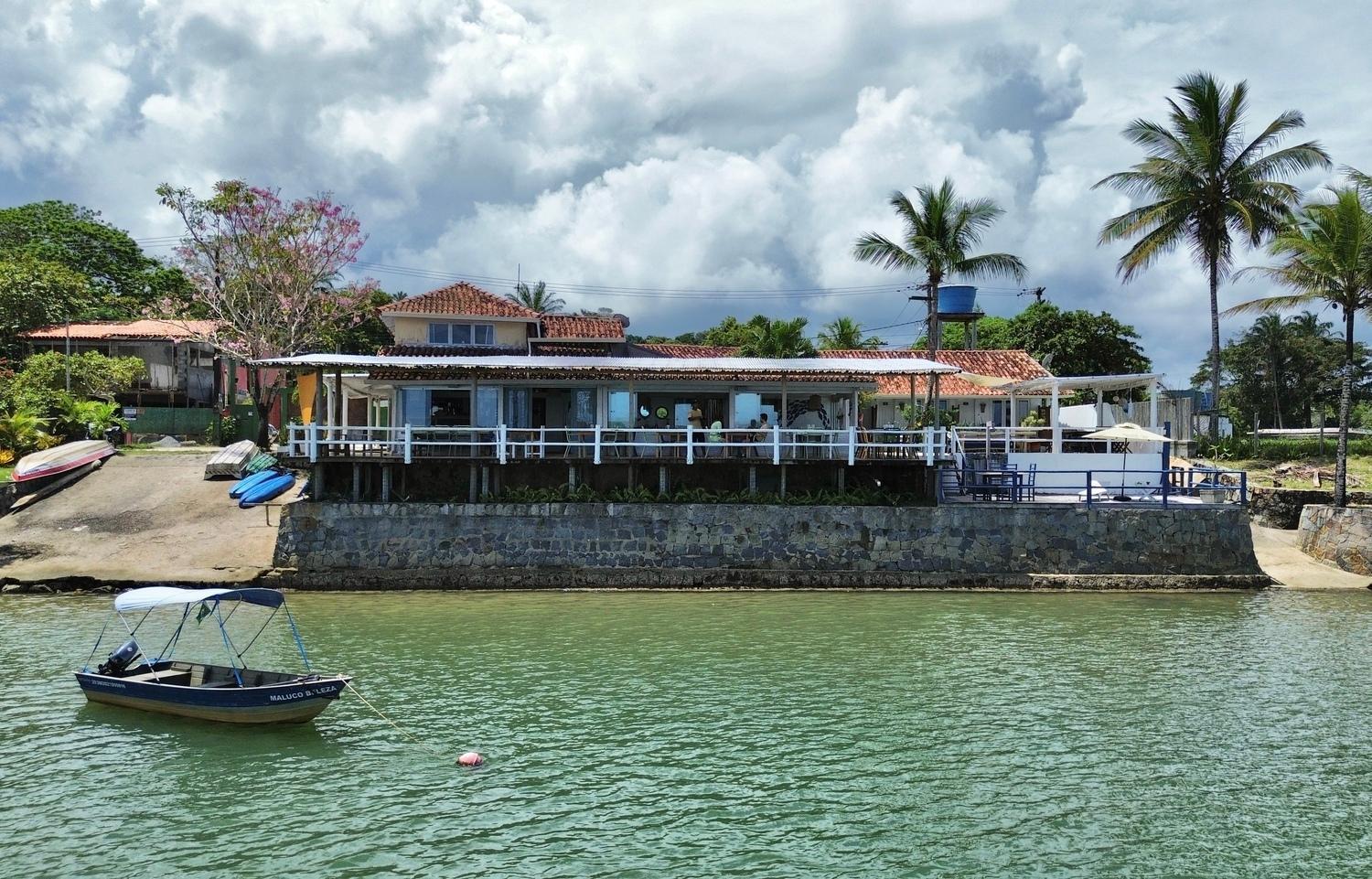 Restaurante & Pousada Gaivota ซานโต อังเดร ภายนอก รูปภาพ